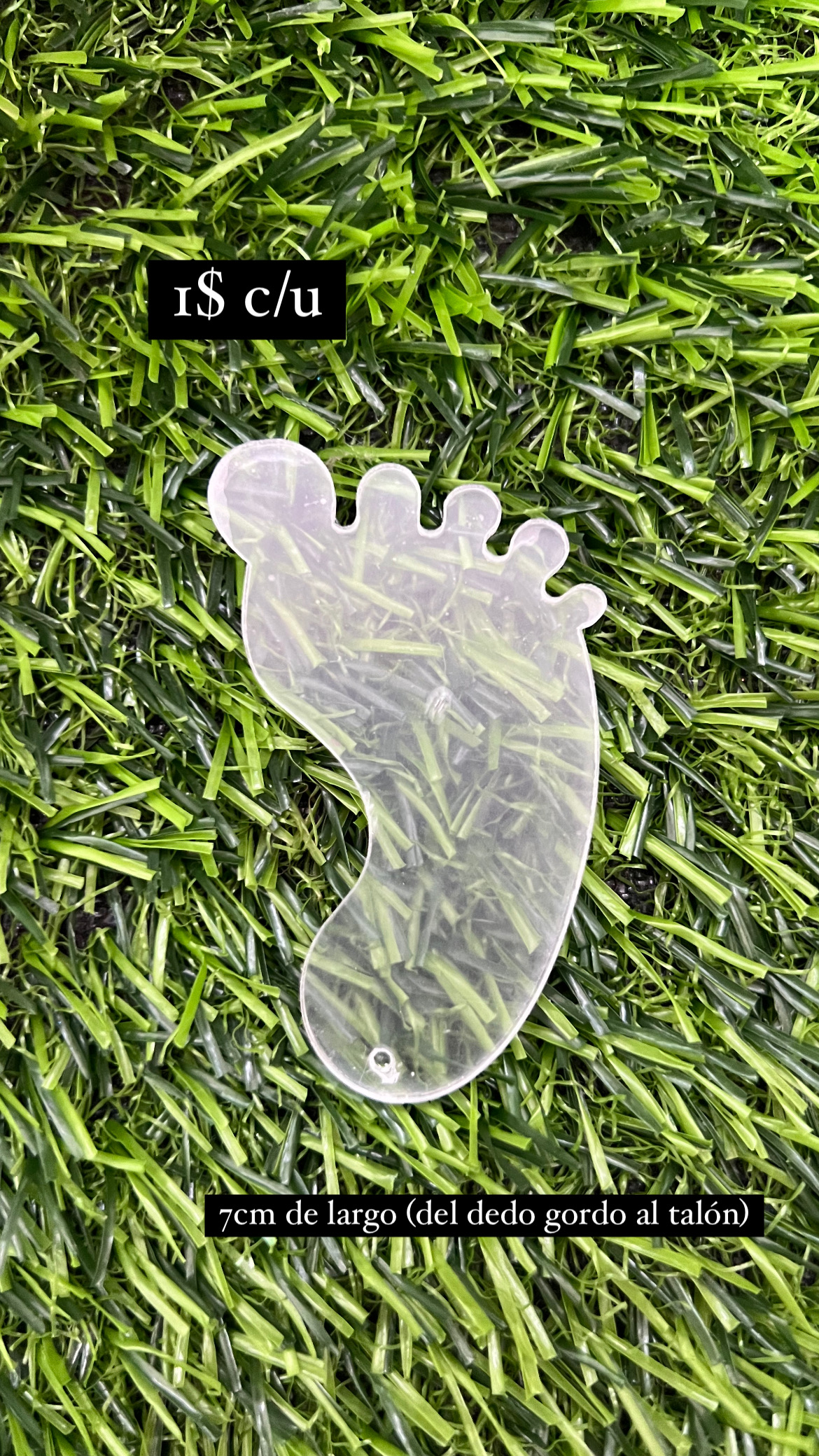 Llavero Pie Acrilico Liquidación 