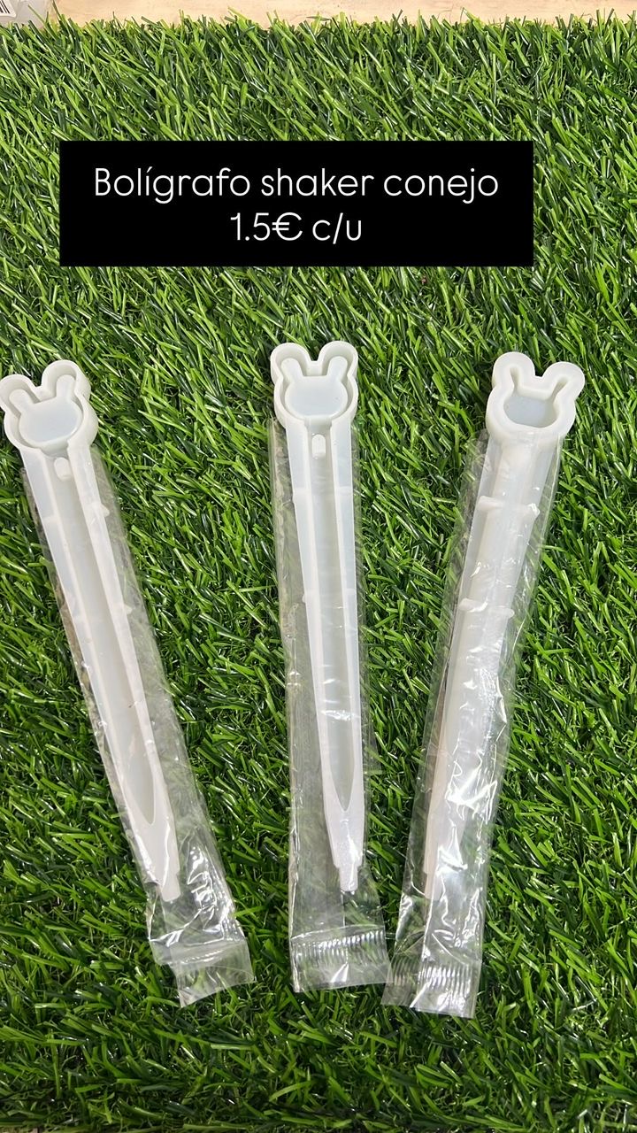 Molde Boligrafo Shaker Conejo Liquidacion