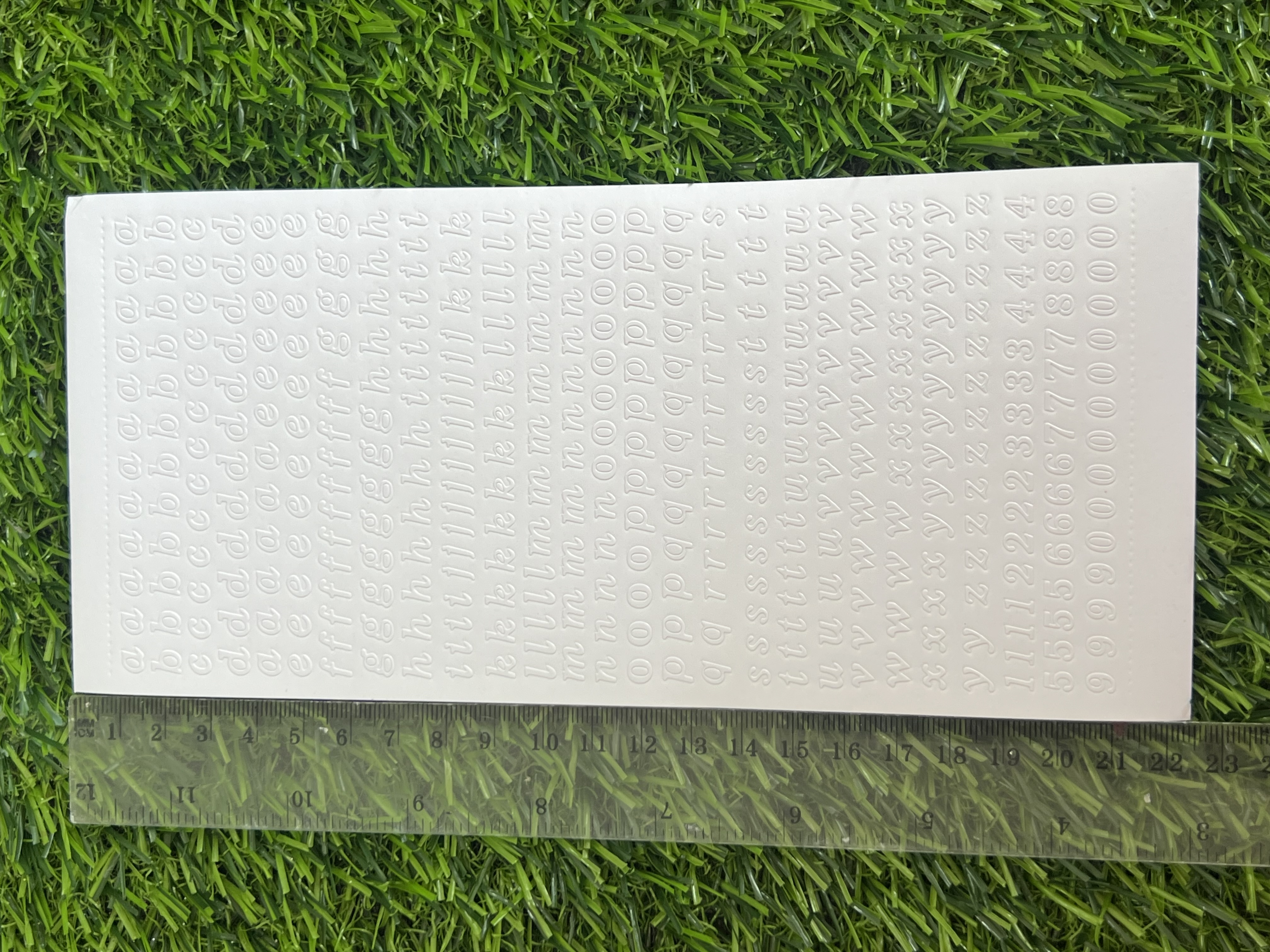 Sticker Letras Blanca Minuscula