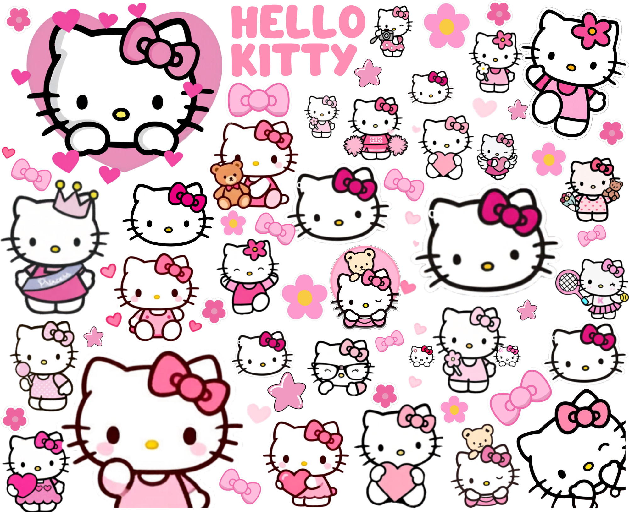 Uvdtf Pliego Hello Kitty