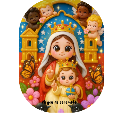 Uvdtf Llavero Virgen De La Coromoto
