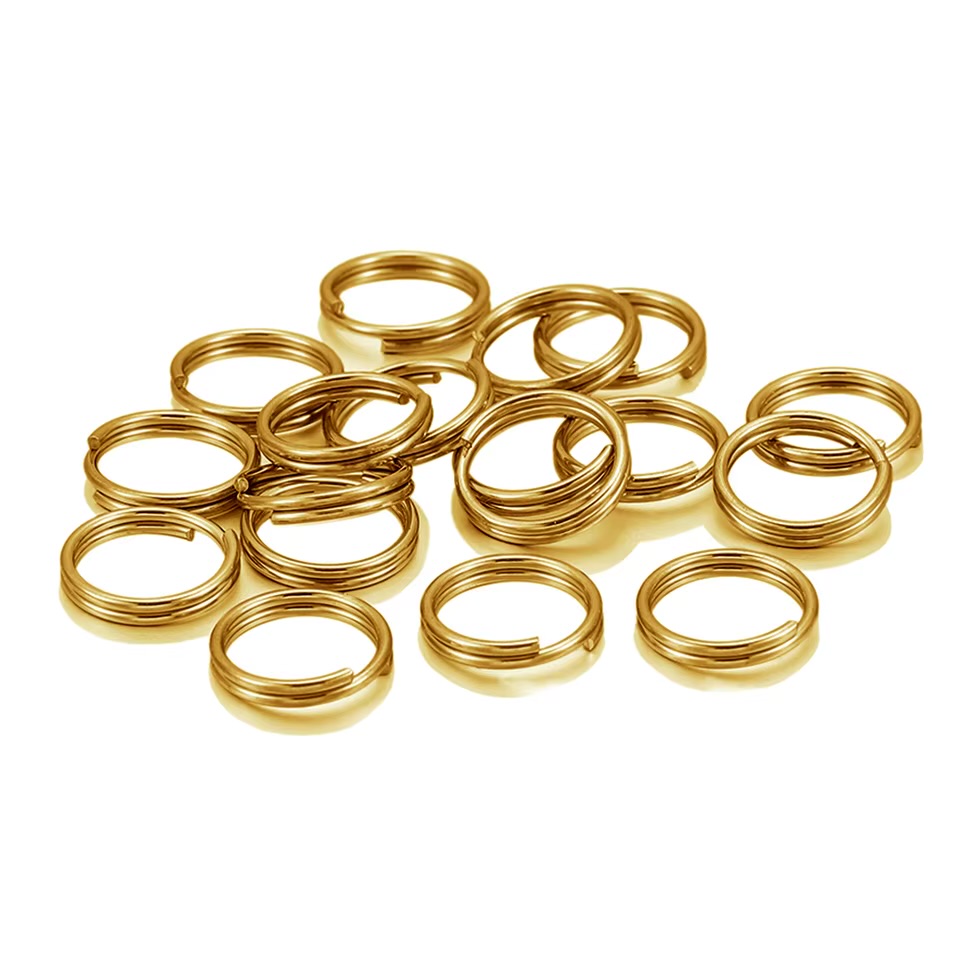 Aros De Salto Doble Dorado X100 1cm